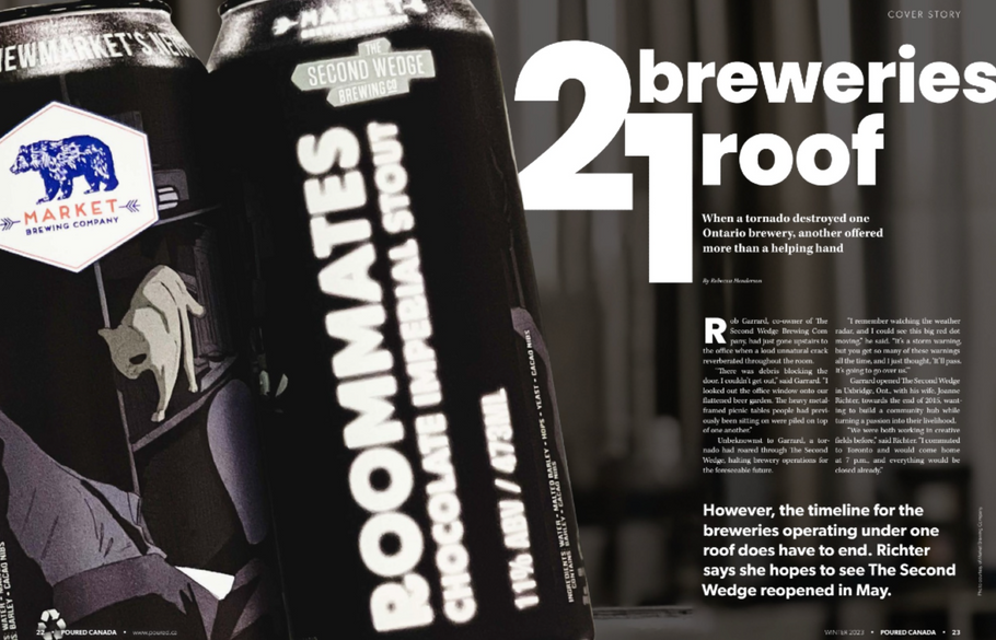 Market Brewing x Second Wedge Brewing // Poured Magazine Cover Story - Winter 2023