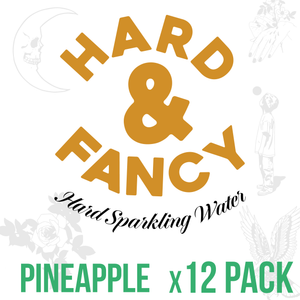 Hard & Fancy - Pineapple (4%) - Hard Sparkling Water