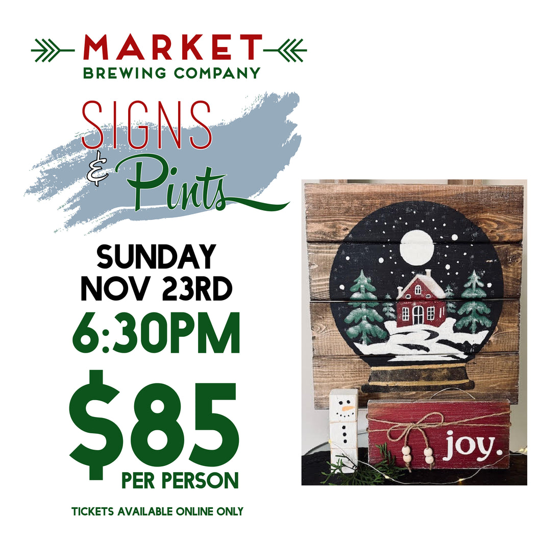 Signs & Pints (Nov 23)