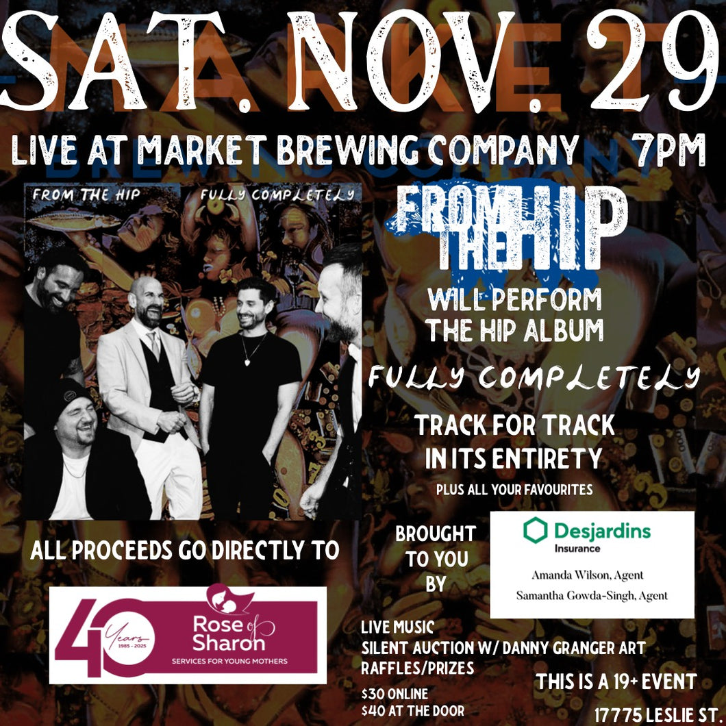 From the Hip Concert supporting Rose of Sharon (Nov 29)
