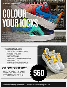 Colour Your Kicks w/ Nomad Hits (Oct 8)