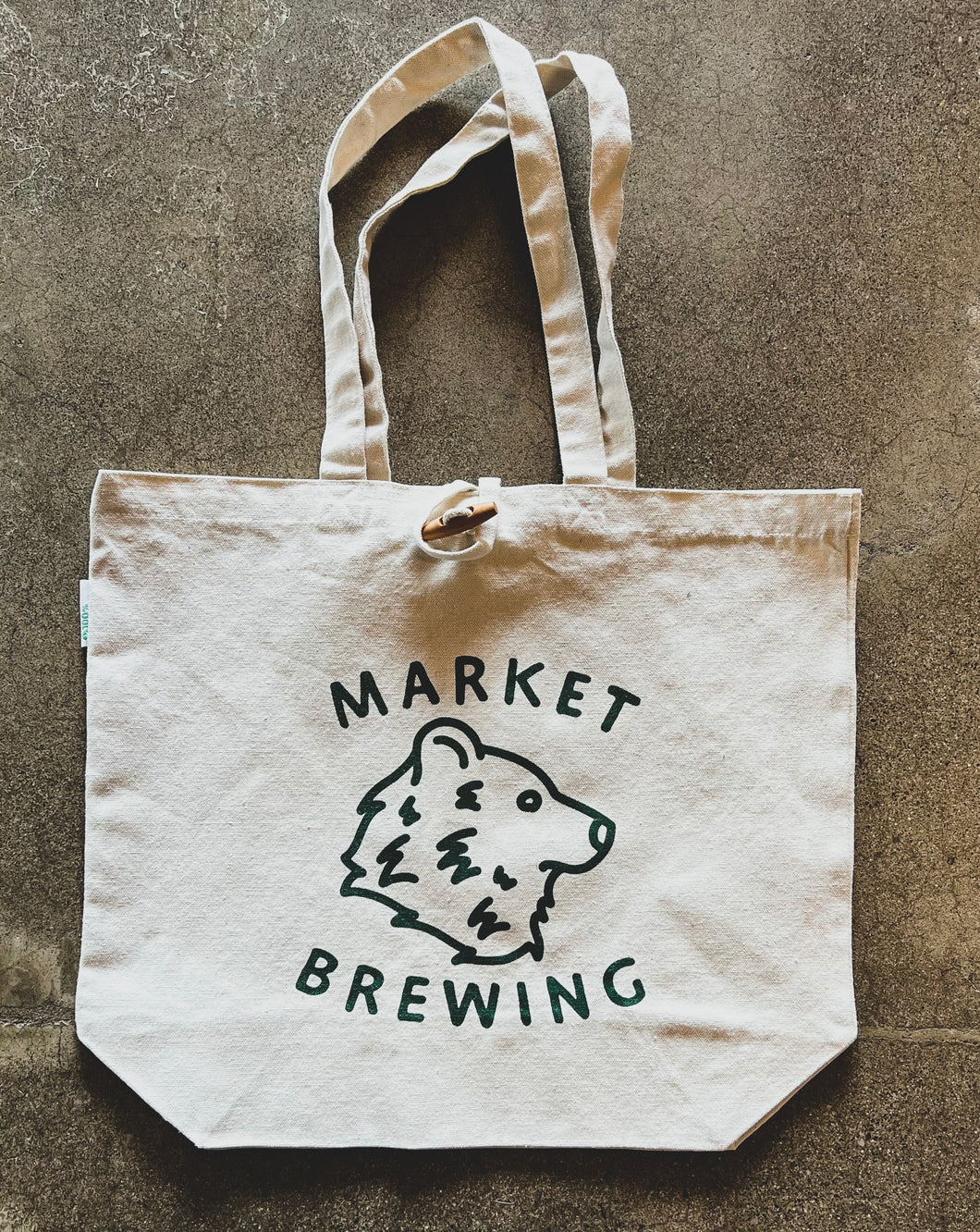 Market Brewing // Hard & Fancy Tote Bag